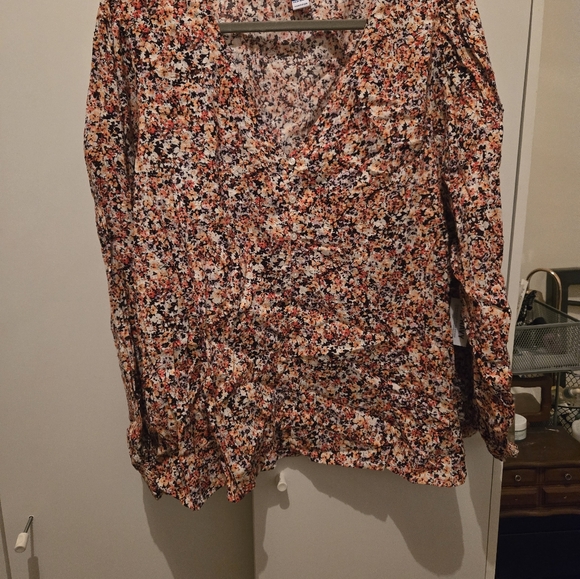 Floral Multicolor Women's Top - Picture 3 of 4